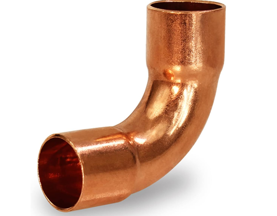 Copper Elbow Long